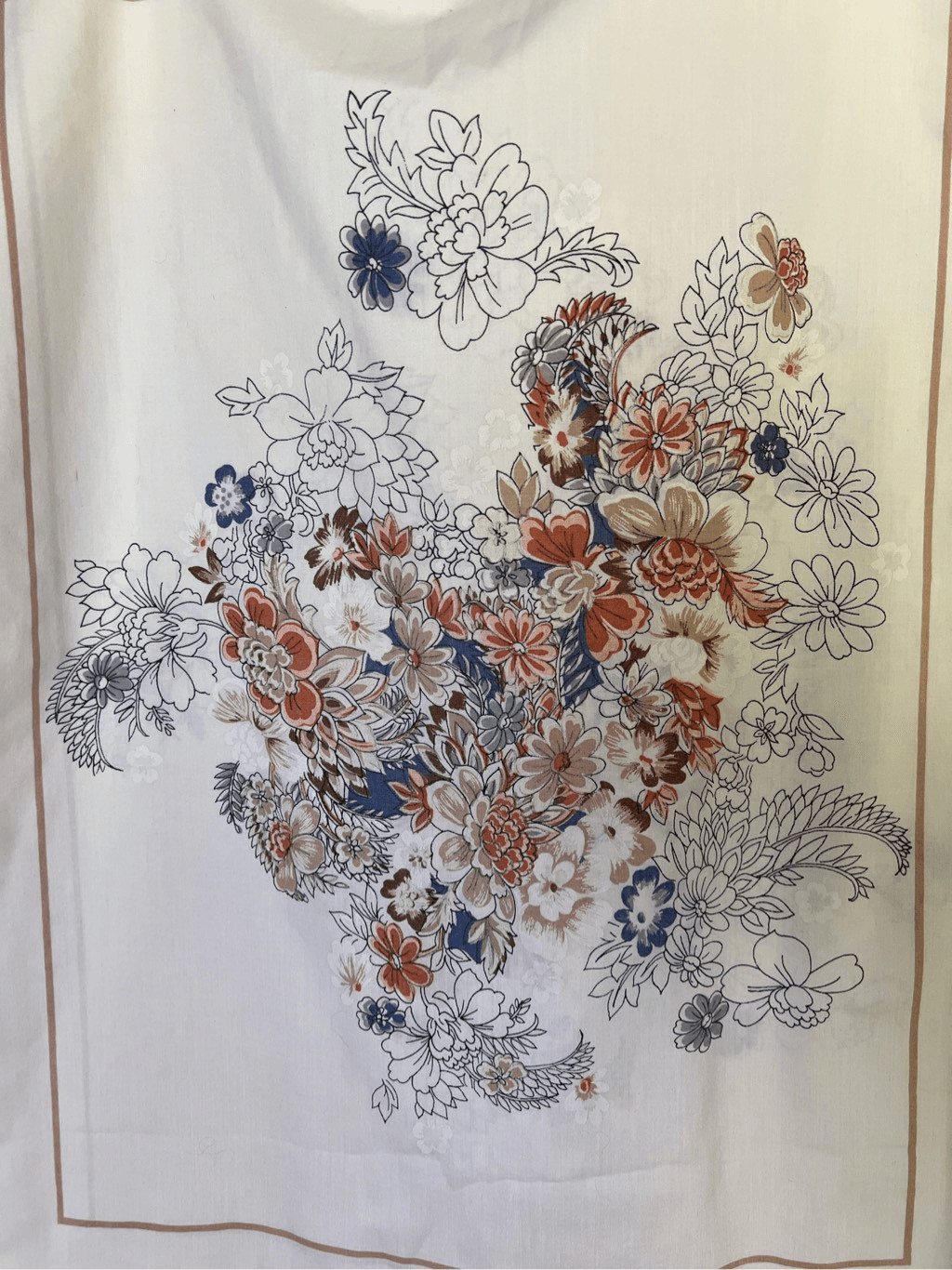 Vintage Floral Pillowcase