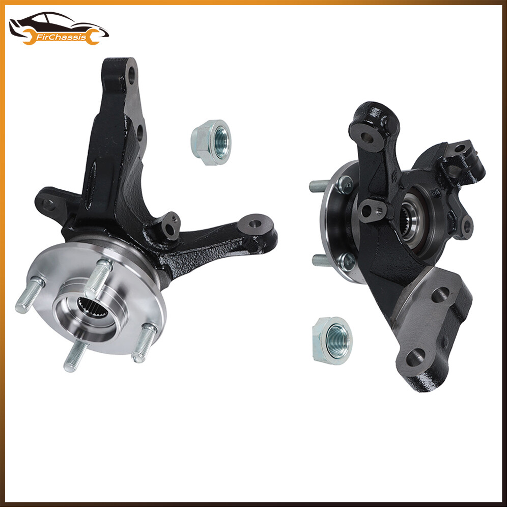 For Nissan Versa 2013-19 Front LH+RH Wheel Hub Bearing Steering Knuckle 9530100