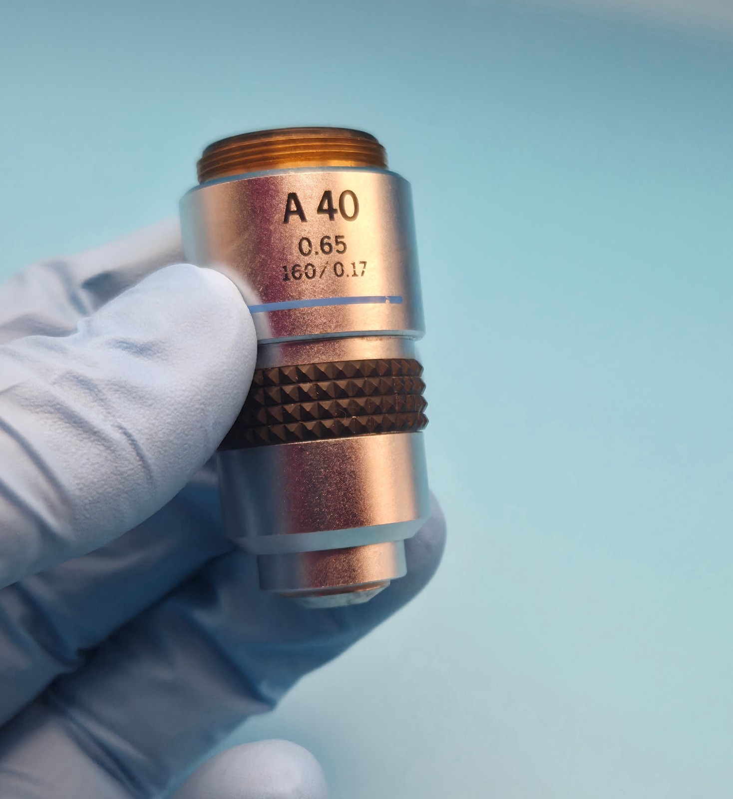 Olympus A 40 Microscope Objective 40x 0.65 160/0.17