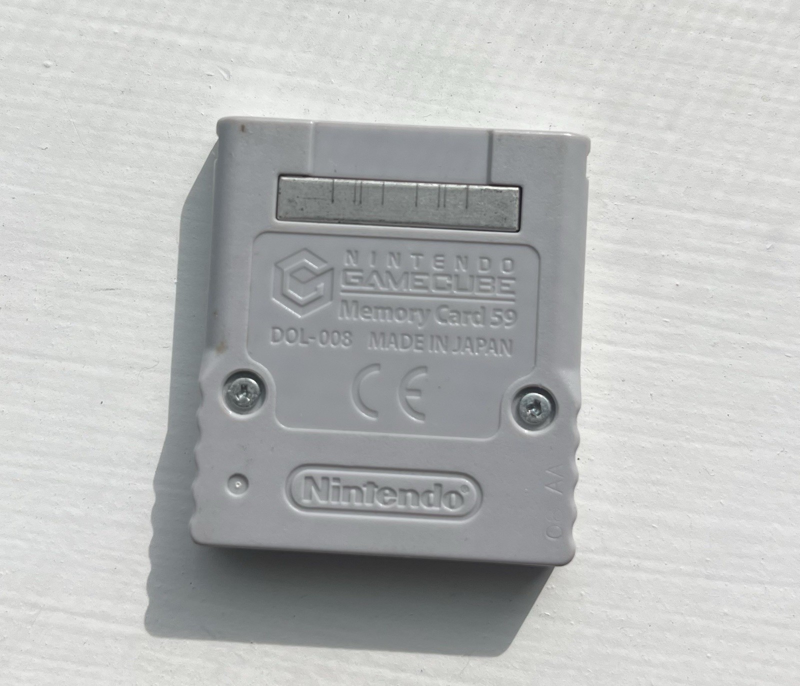 Animal Crossing Nintendo GameCube Memory Card 59 UNTESTED