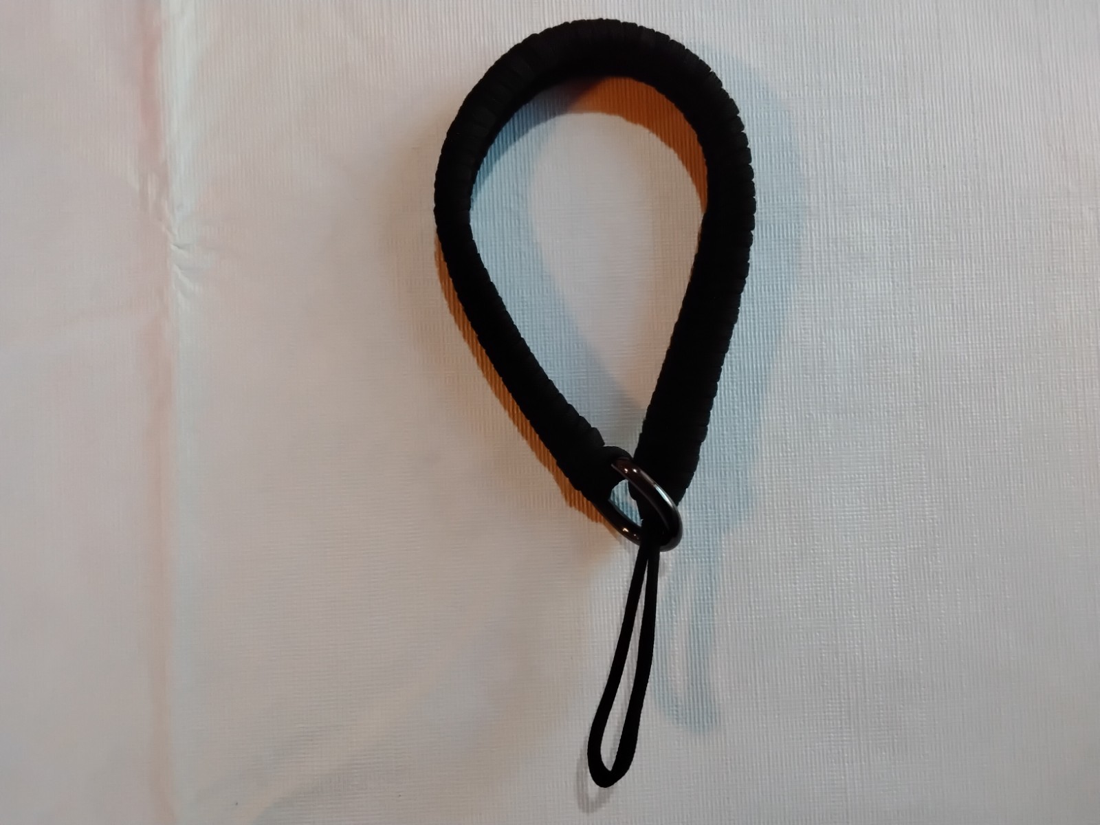 Braided Nylon Camera neck Strap Black - heavy duty-ajustable