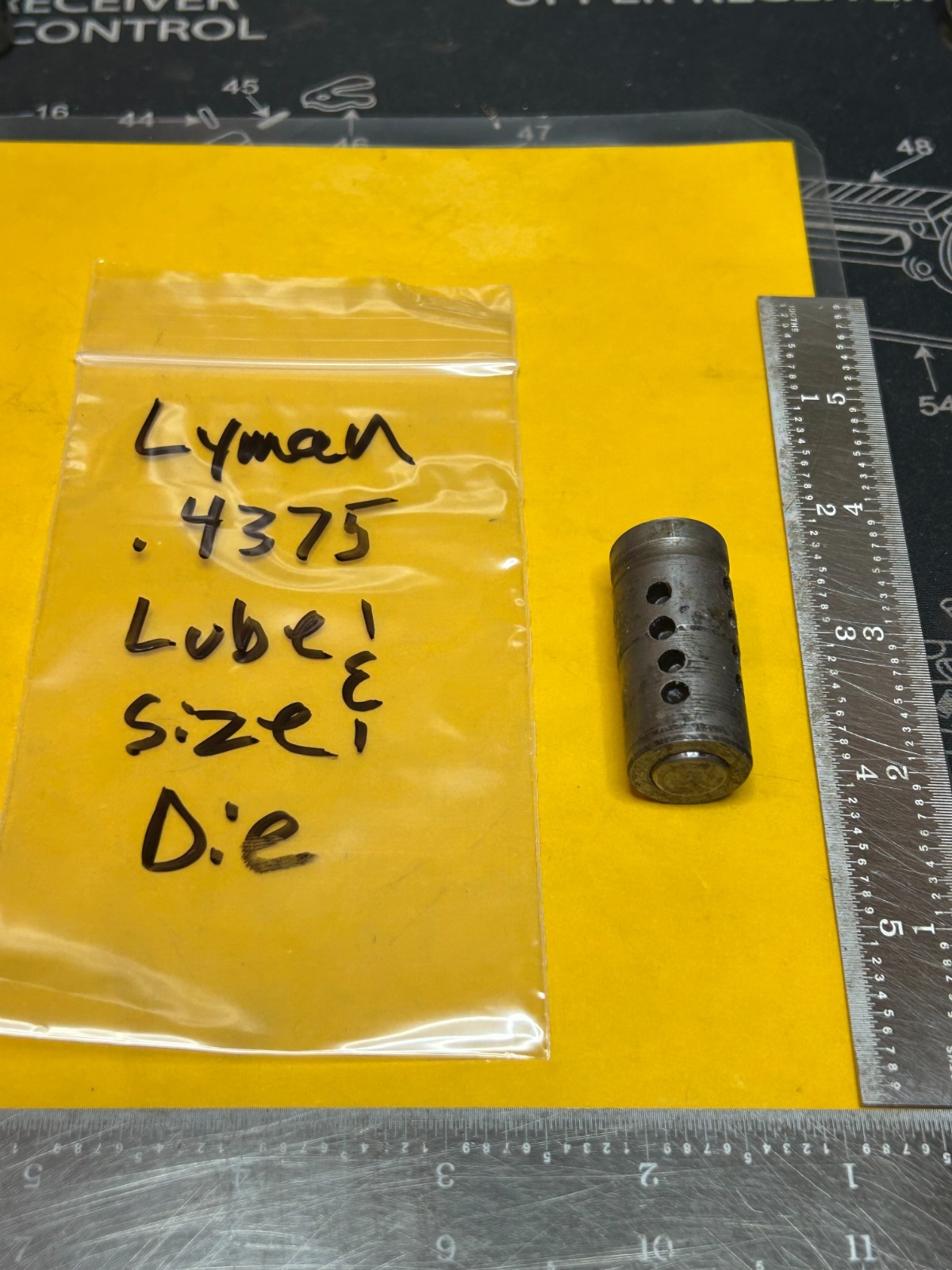 Vintage Lyman .4375 Lube & Size Die