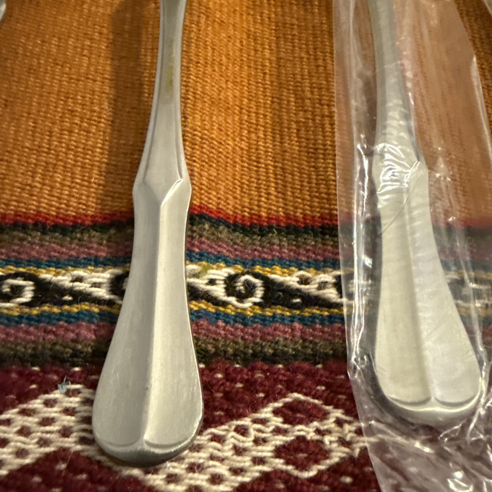Vtg 50 Pc Brand New National Stainless Flatware 8 Settings NF27 Pattern Olaf