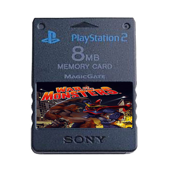 War of the Monsters PS2 Official Memory Card Unlocked Saves