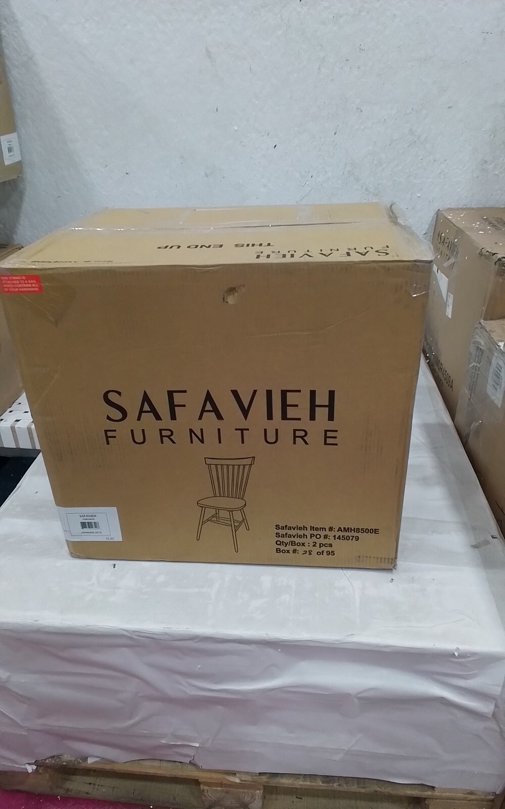 Safavieh PARKER SPINDEL SIDE CHAIR, Reduced Price 2172736528 AMH8500E