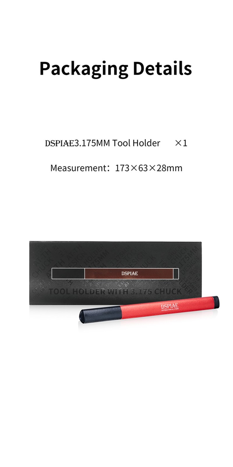DSPIAE: Clamp Holding Handle - AT-TH - 3.175mm Clamp