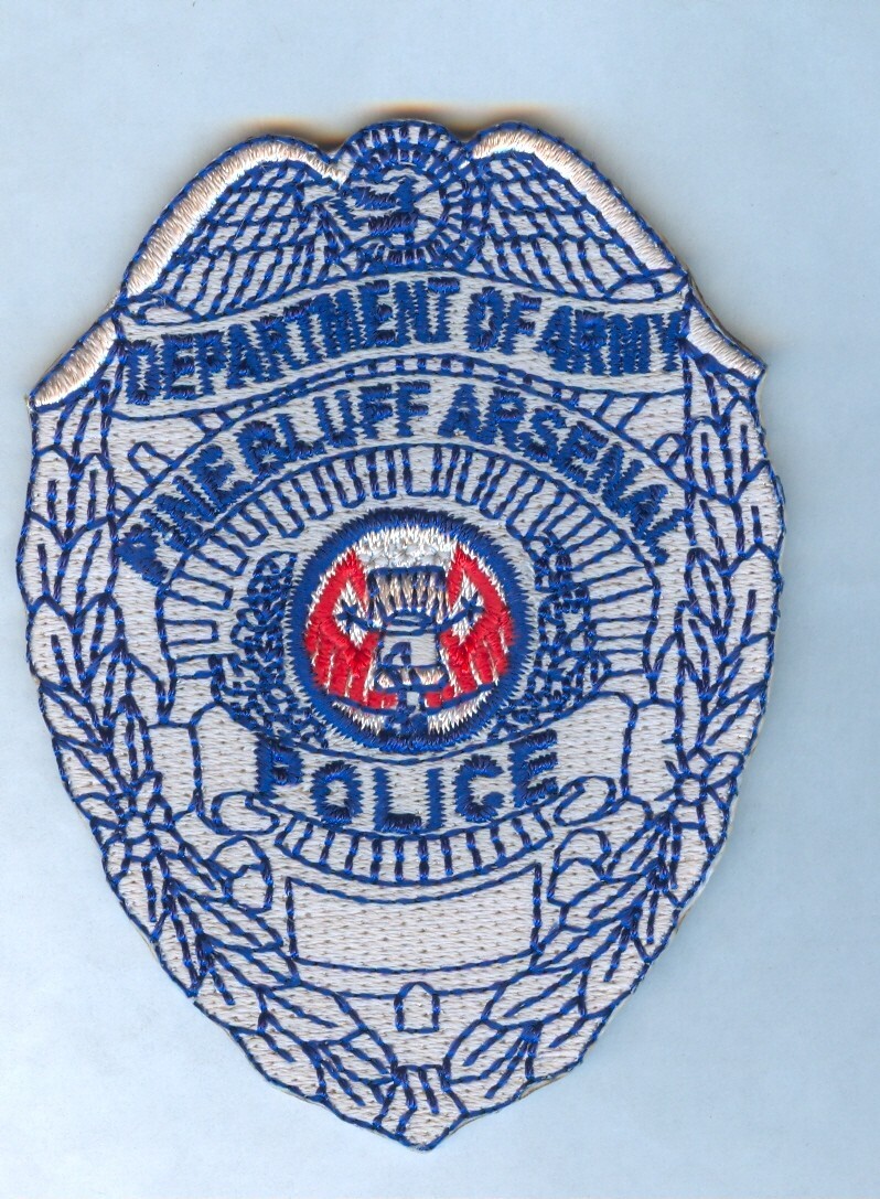 U.S. ARMY PINE BLUFF ARSENAL POLICE (FULL COLOR) .... MINT ..... X