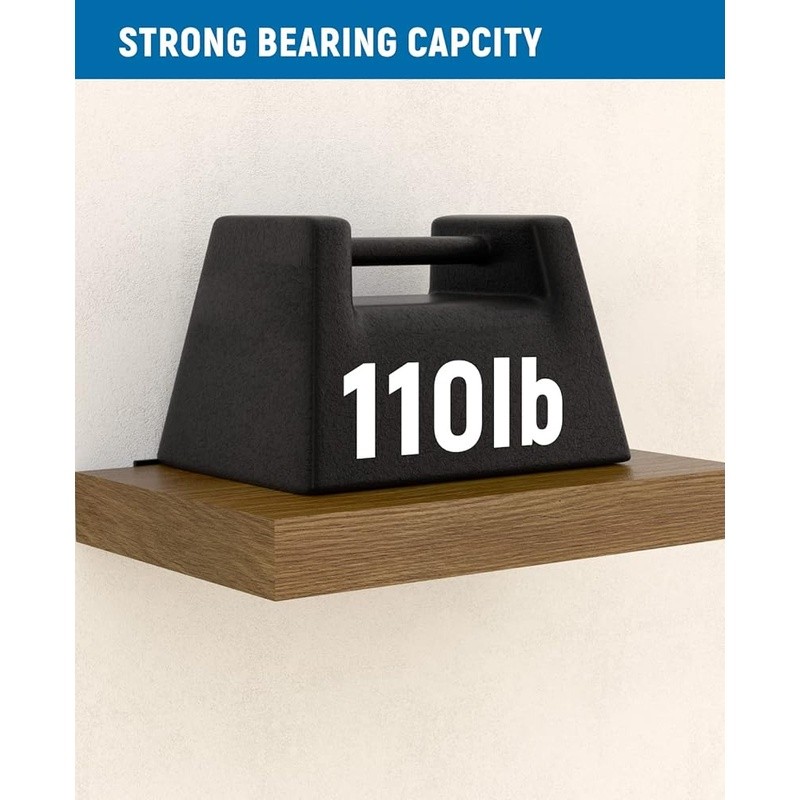32 Pack Floating Shelf Bracket Concealed Support Heavy Duty 110lb Capacity New