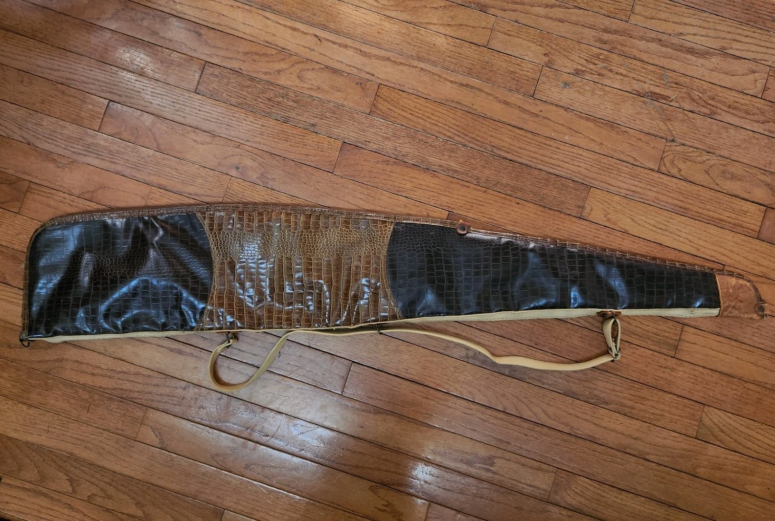 Vintage Quick Draw Gun Cover Alligator Soft Case