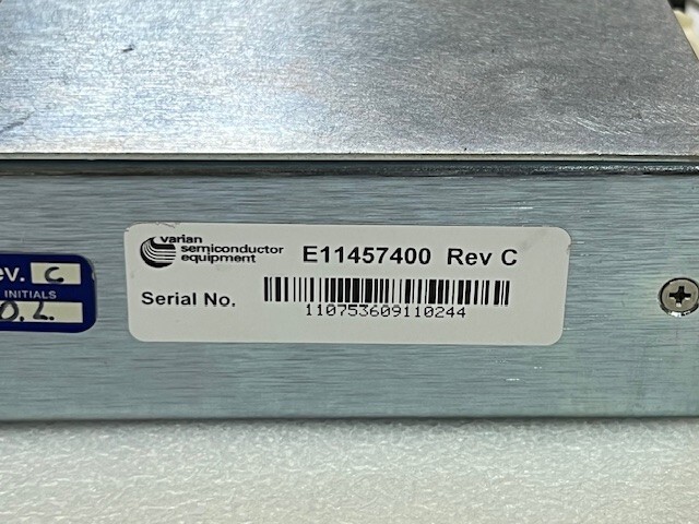 Varian Semiconductor Equipment E11457400 Rev C Distribution Interface Unit Used