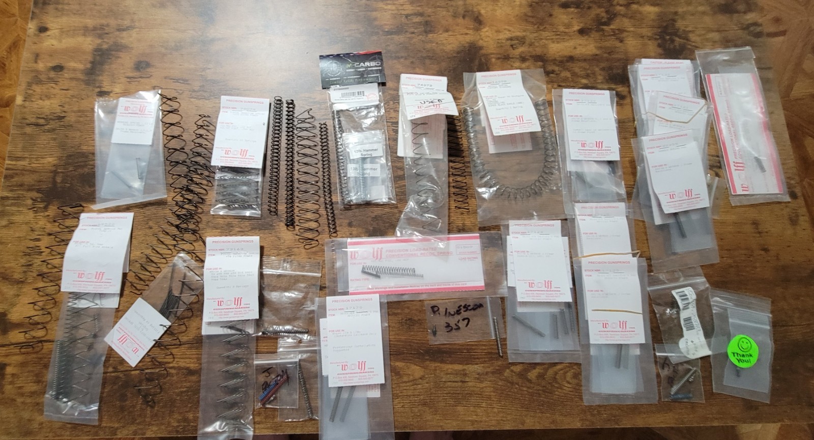 Gunsmithing Parts Springs Lot Wolff, Smith & Wesson, Beretta, Etc
