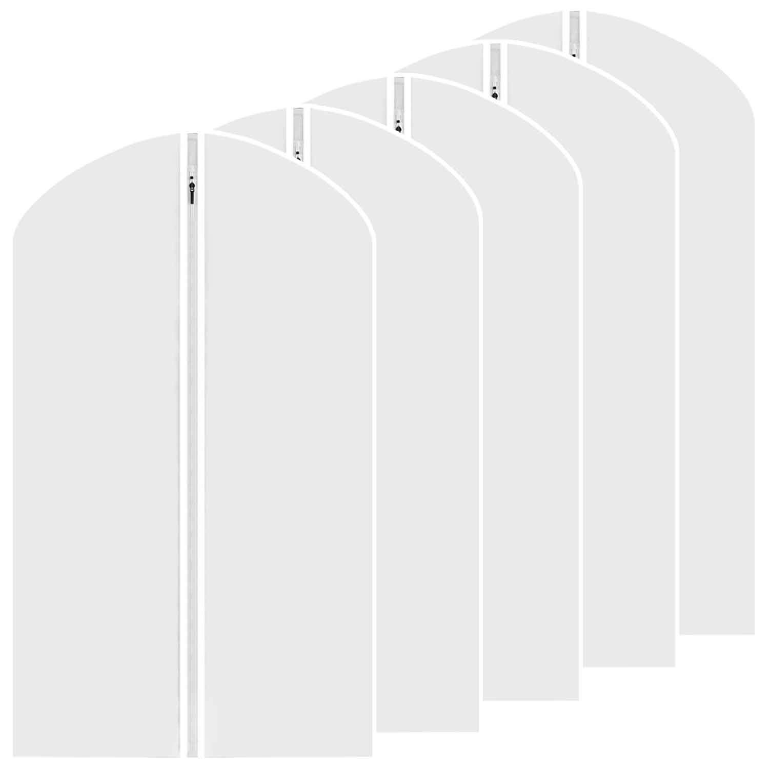 Large Garment Bags Lightweight with Zipper for Closet Storage and Travel