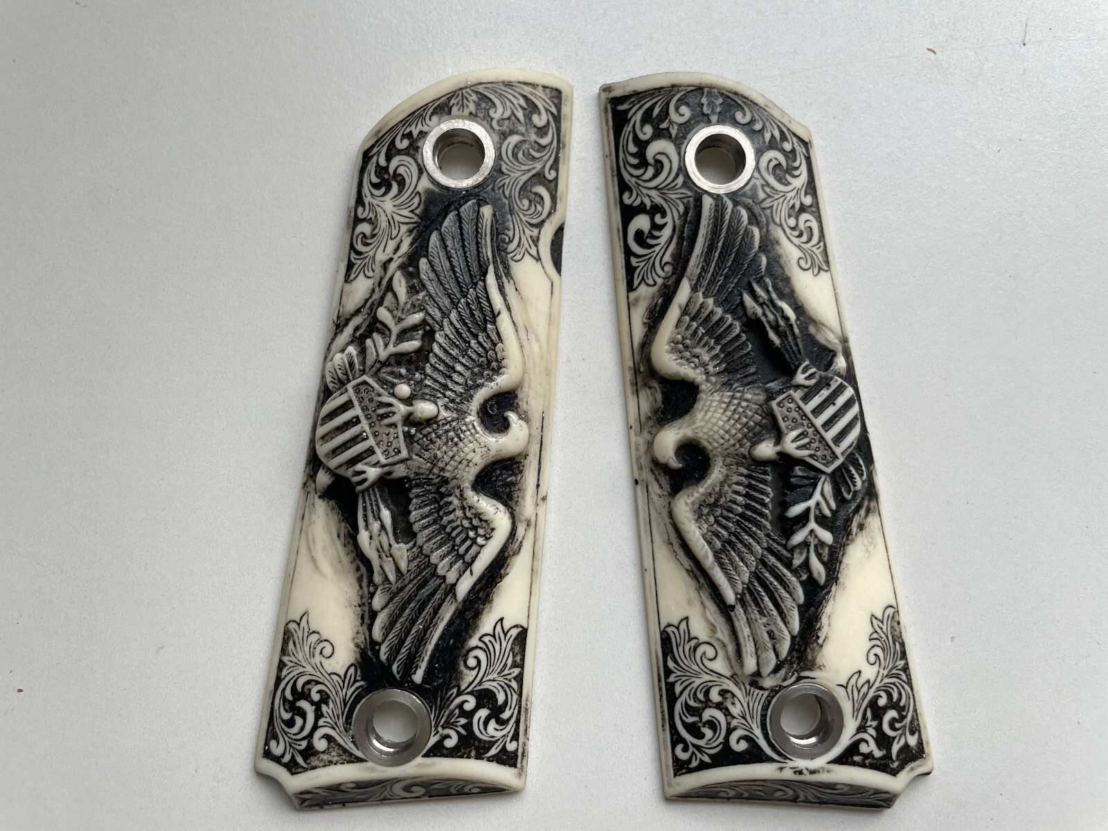 Cool art on Resin Grip For Colt 1911 1991 Full Size, Springfield Clones, Egle#03