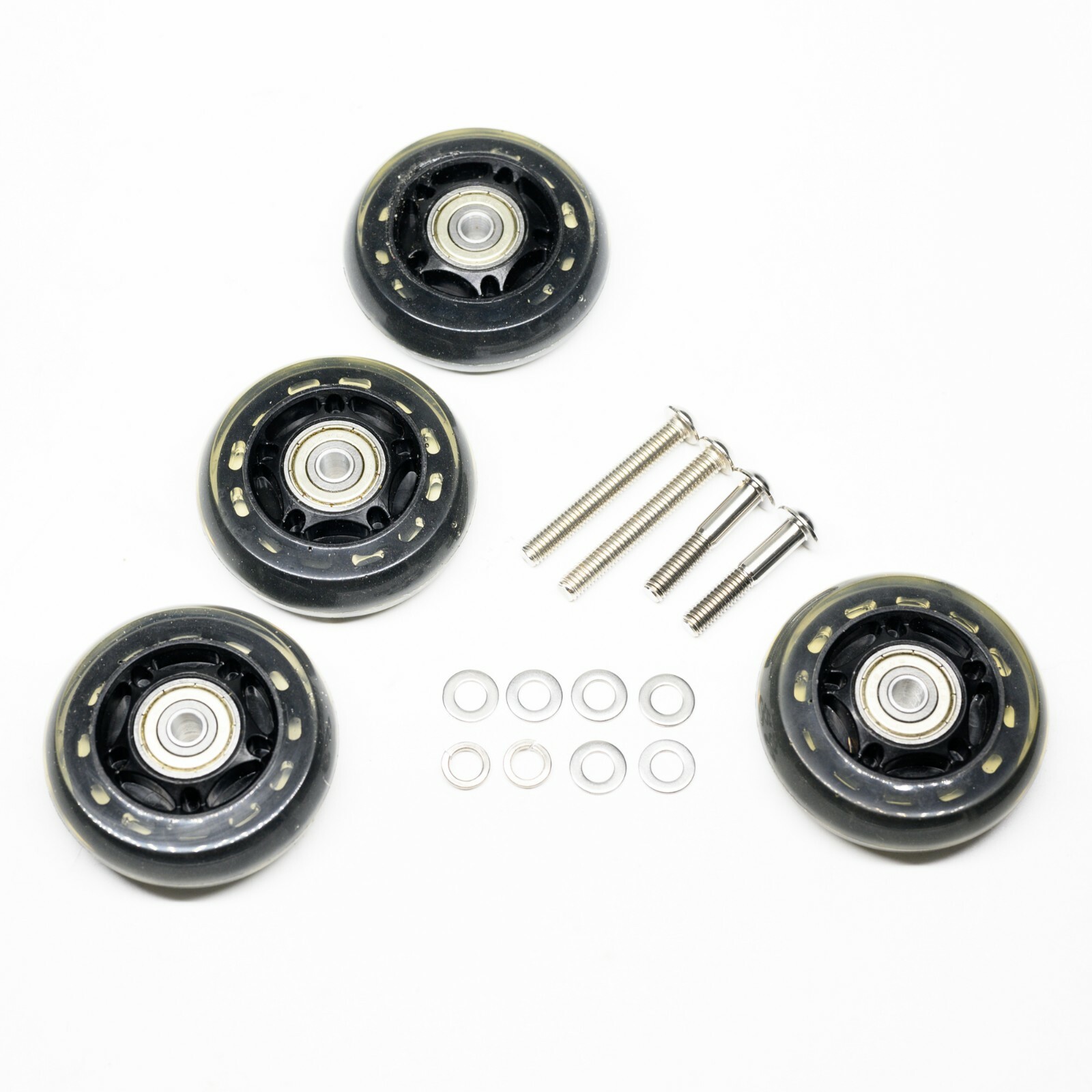 PU Easy Wheels Titanium Bolts For Brompton Bicycle Bike Standard Rack 60x18mm
