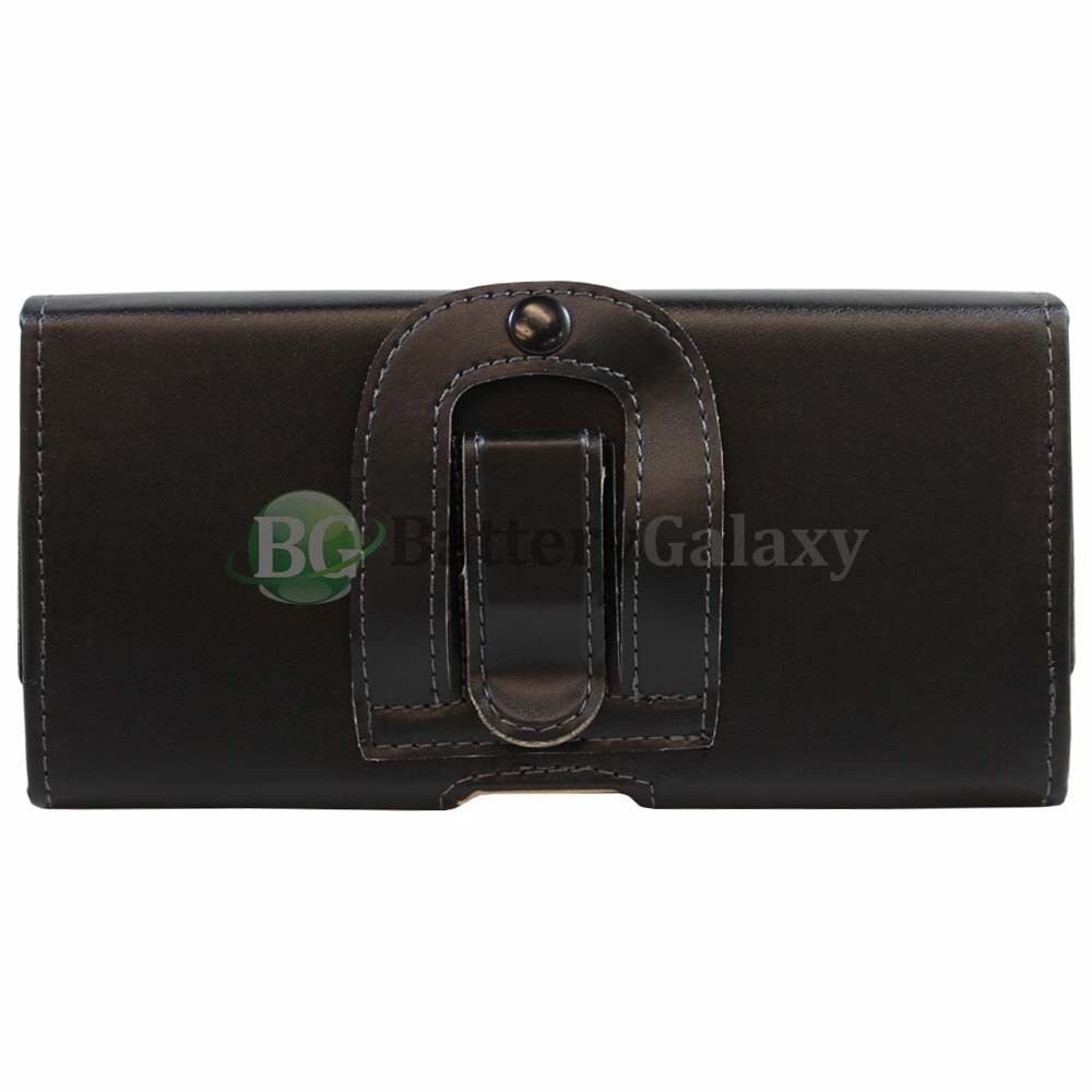 Genuine Durable Leather Pouch Belt Phone Case for Android Red Hydrogen One