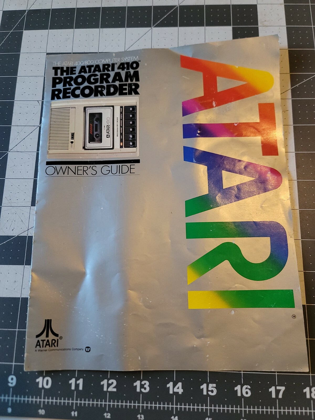 VINTAGE  1981 OWNER'S Guide Manual Atari 410 Program Recorder