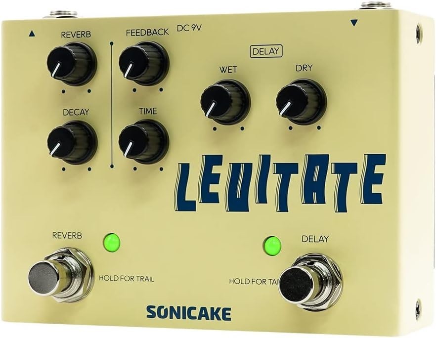 Digital Delay Reverb Guitar Effects Pedal Combo