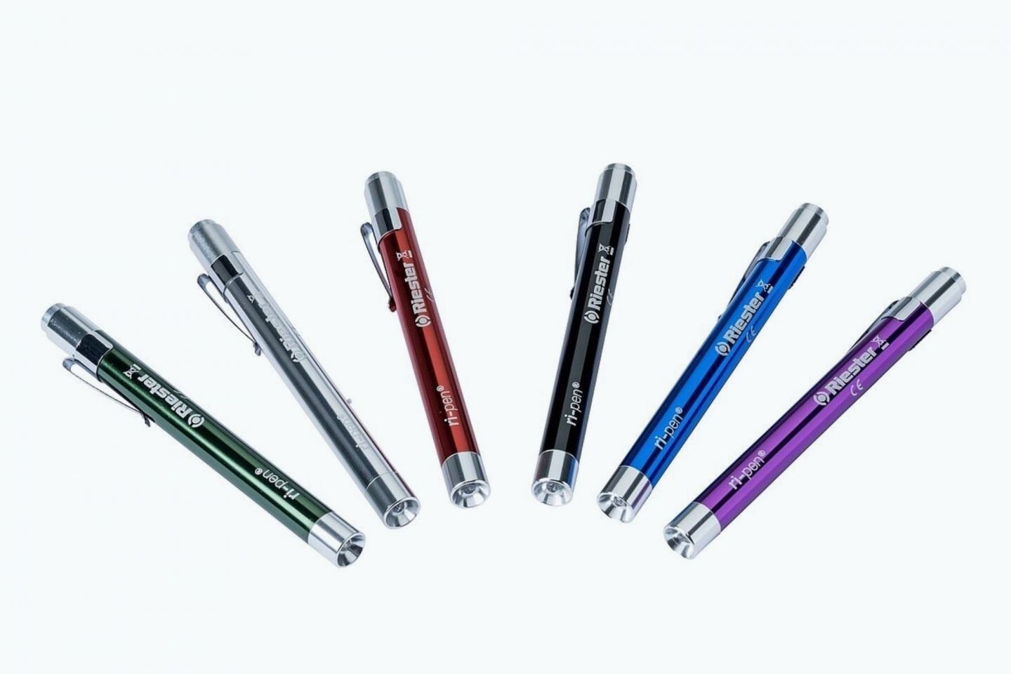 NEW Riester Ri-Pen Diagnostic Penlight Precision Illumination 6 Pack Assorted