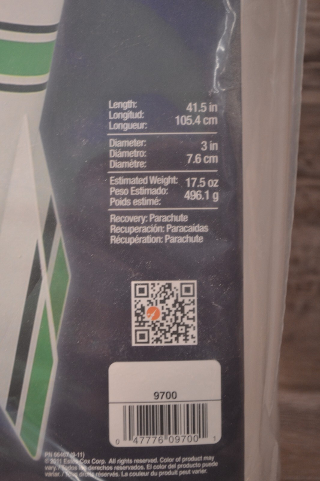 Original Estes Leviathan Pro Series 2 II Model Rocket New in Unopened Package