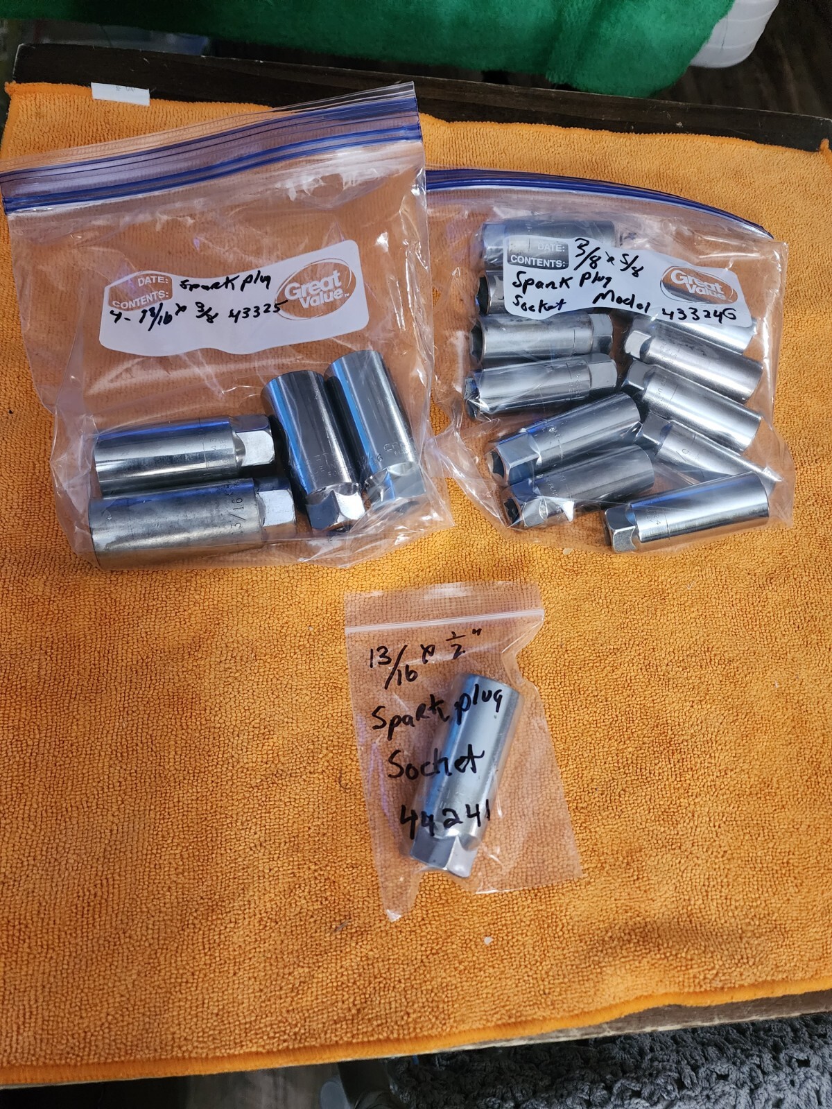 Craftsman 1/2", 3/8" & 1/4" Ratchets, Extensions, Adaptors/Sparkplug Socket USA