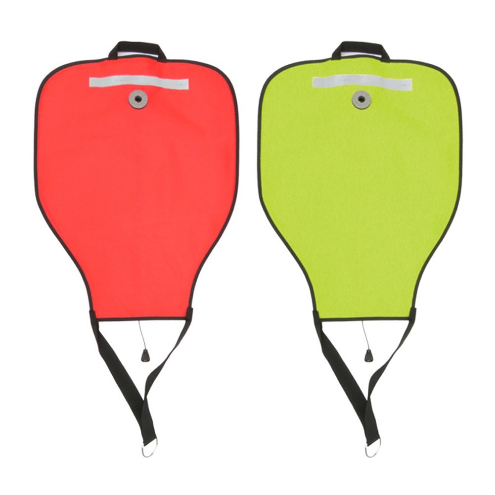 Safety First Reflective Nylon Scuba Lift Bag 50Lbs for Secure For Diving