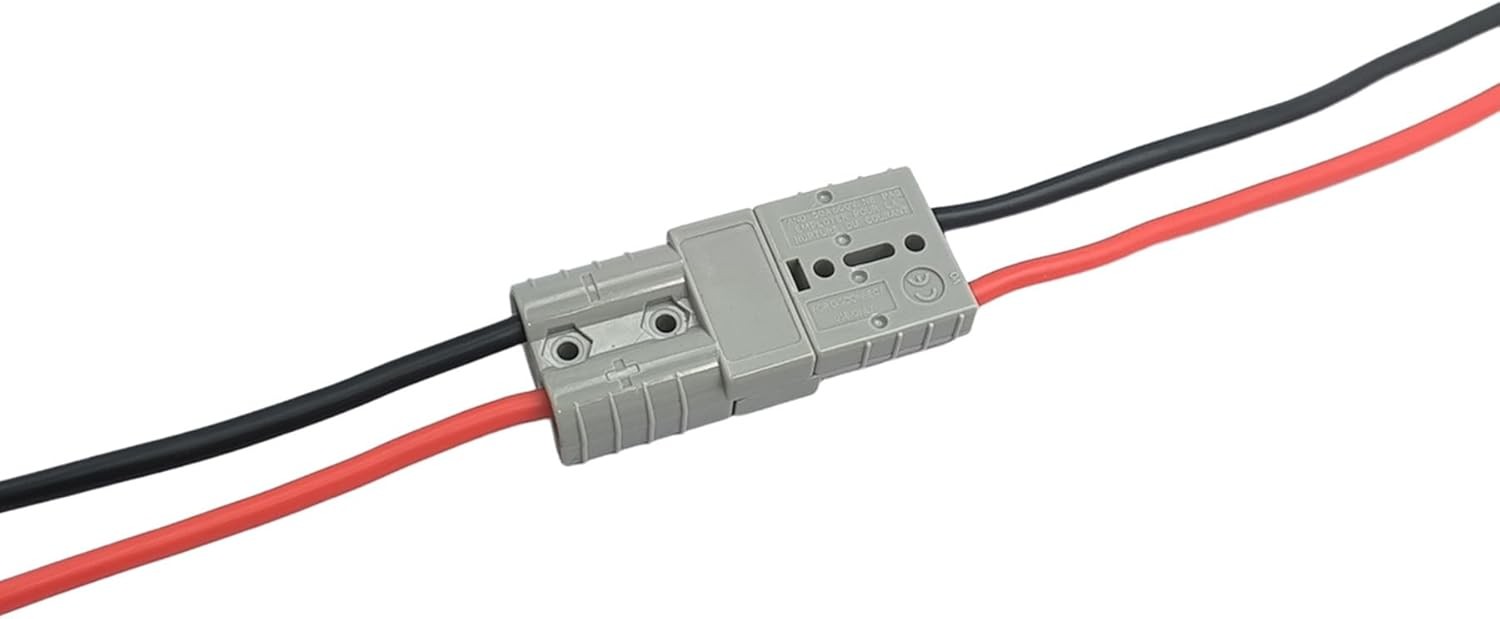 2Pcs Electric Forklift Charging Plug Cable with O Ring Battery Connect Quick...