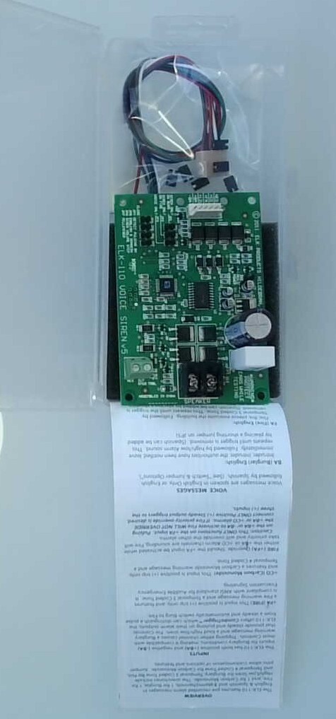 ELK Elk-110 v5 Voice Driver Includes Connecting Cable