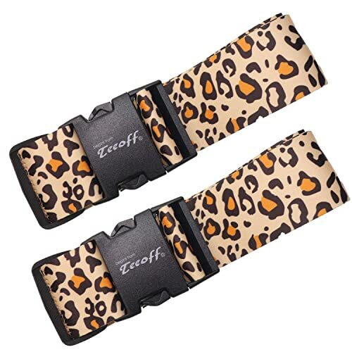 Luggage Straps 2 Pack Suitcase Belts Travel Bag Accessories Adjustable