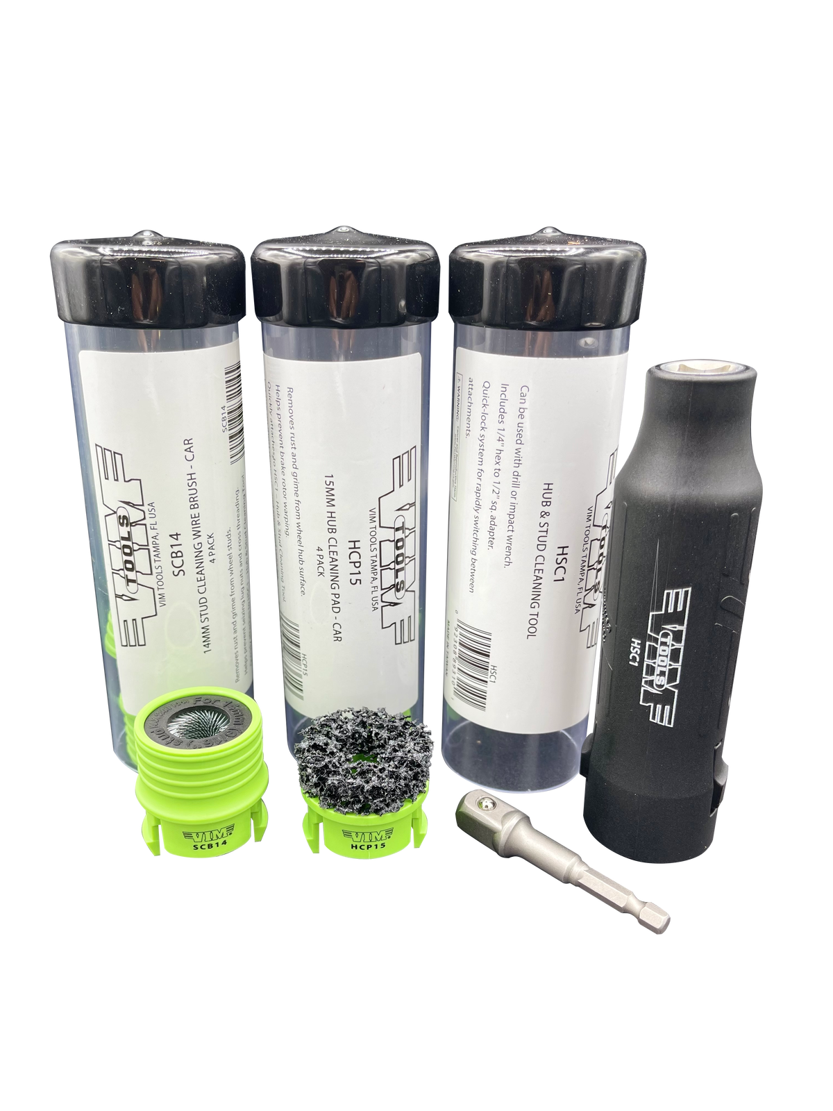VIM Tools HSC100 Hub and Stud Cleaning Kit Car