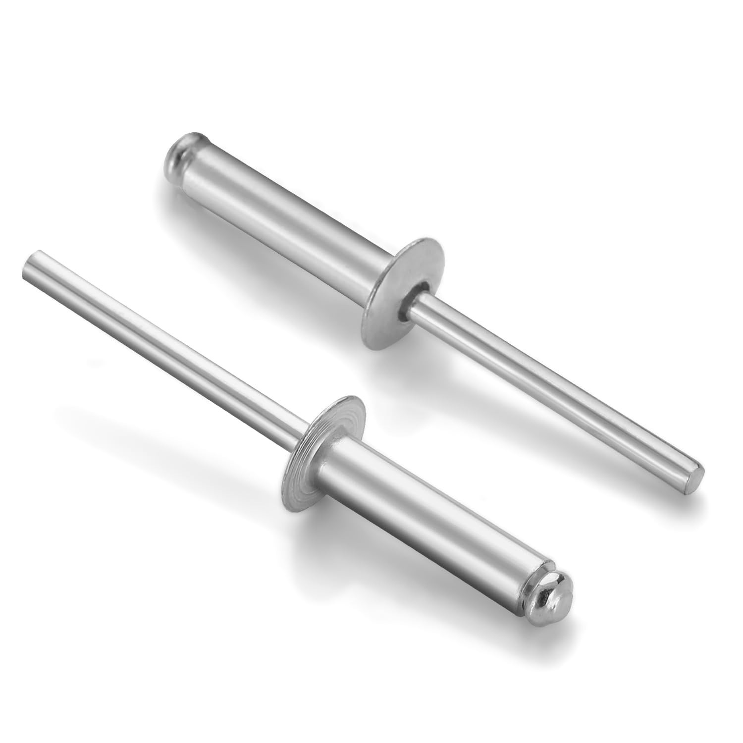 1/8" x 1/2" Aluminum Blind Rivets, 3.2mm x 12.7mm Pop Rivet, Aluminum Grip St...