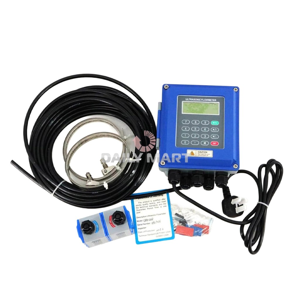 New In Box KY TUF-2000B  DN15-100mm Ultrasonic Flow Meter w/ TS-2 Transducer
