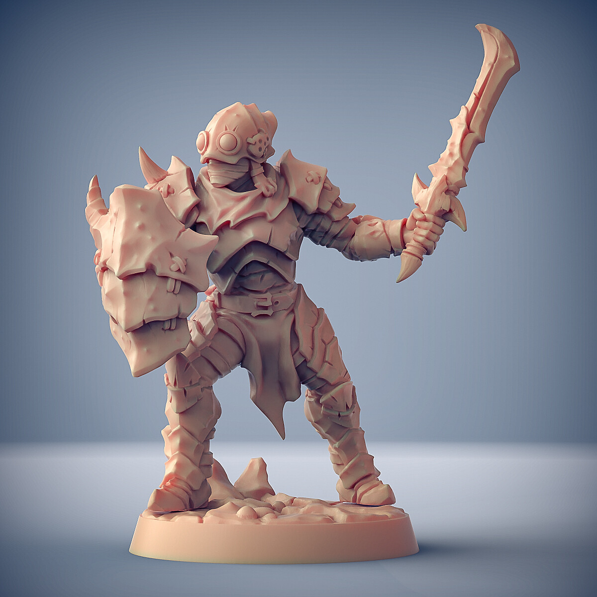 Scourgeland Survivor Human Artisan Guild Fantasy Dungeons and Dragons Miniature