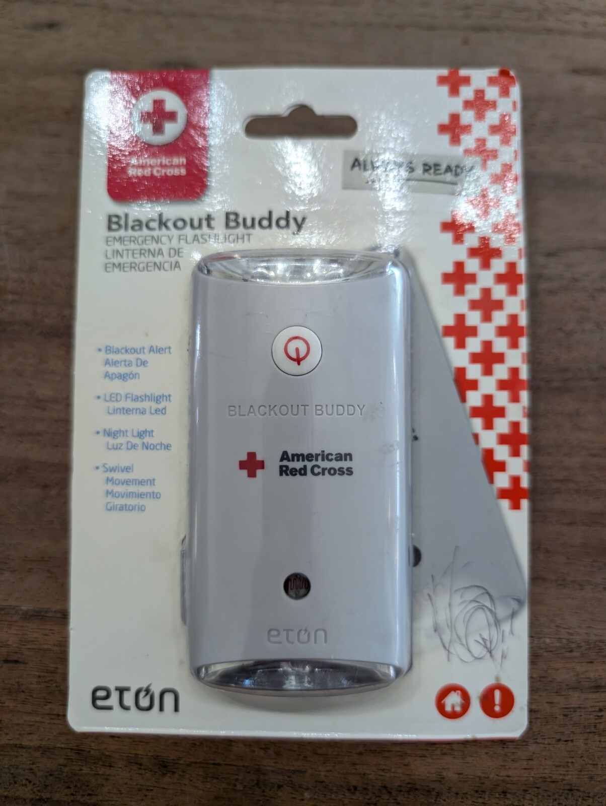 Eton Blackout Buddy Emergency Flashlight Alert & Night Light LED