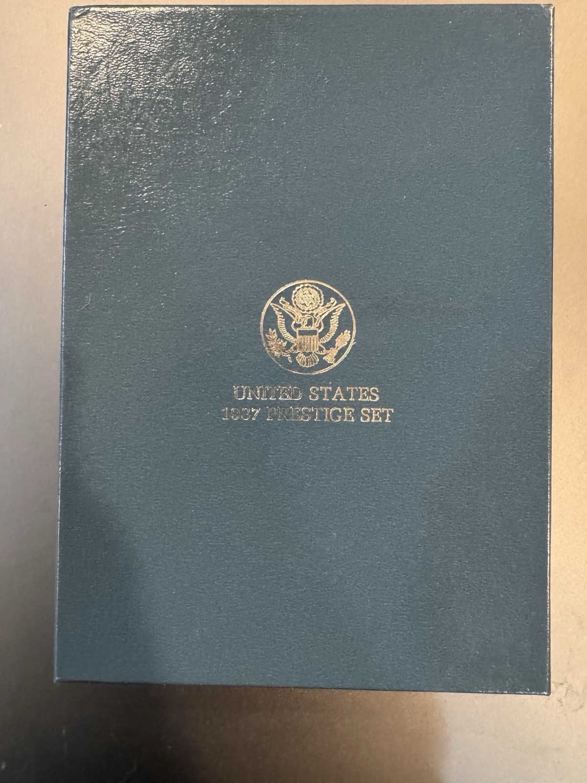 1987 San Francisco Proof Prestige Set Silver $1 Dollar w/ COA Monster Toned Set!