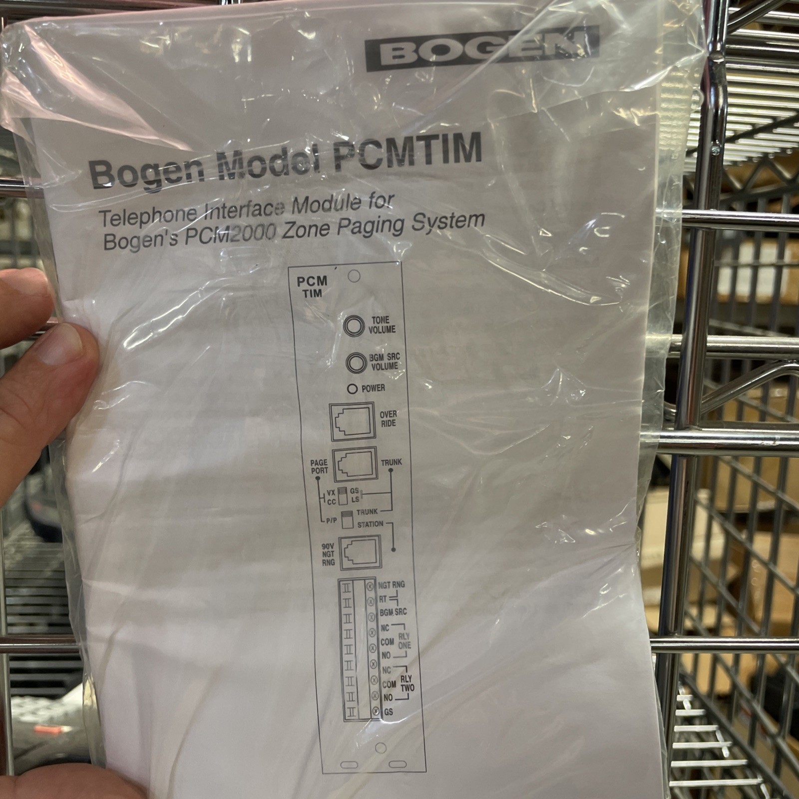 Bogen PCMTIM Telephone Interface Module New