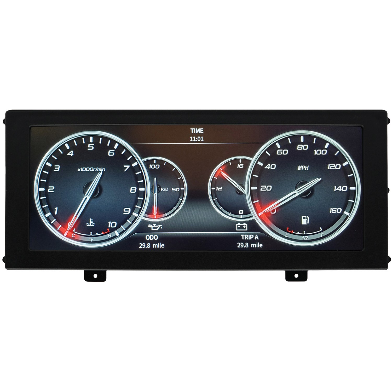 AUTOMETER InVision LCD Universal Mount Digital Instrument Dash Panel