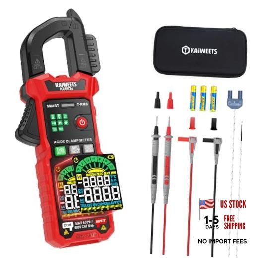 Smart Digital Clamp Meter, 2026 Intelligent Auto Ranging Multimeter 600A TRMS