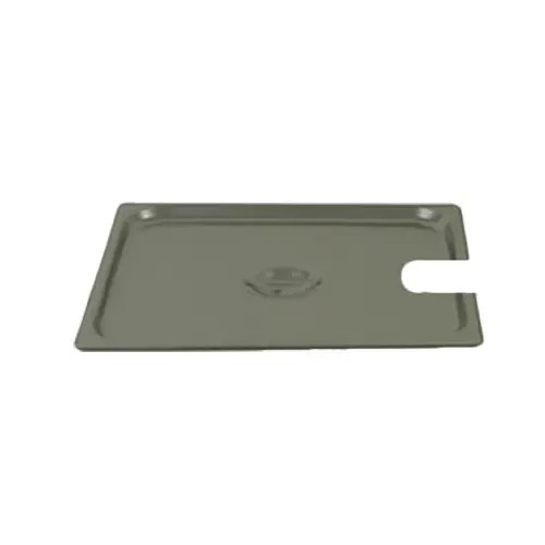 Thunder Group 2/3 Size 24 Gauge Stainless Slotted Steam Table Pan Cover