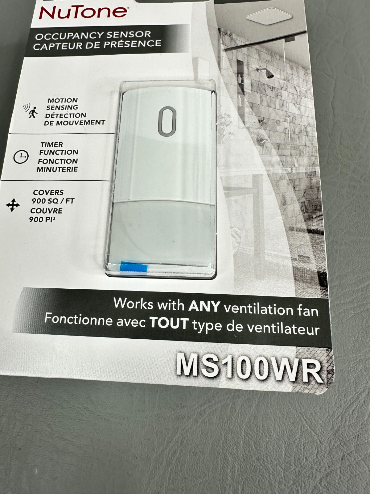 Broan NuTone MS100WR Occupancy Sensor New