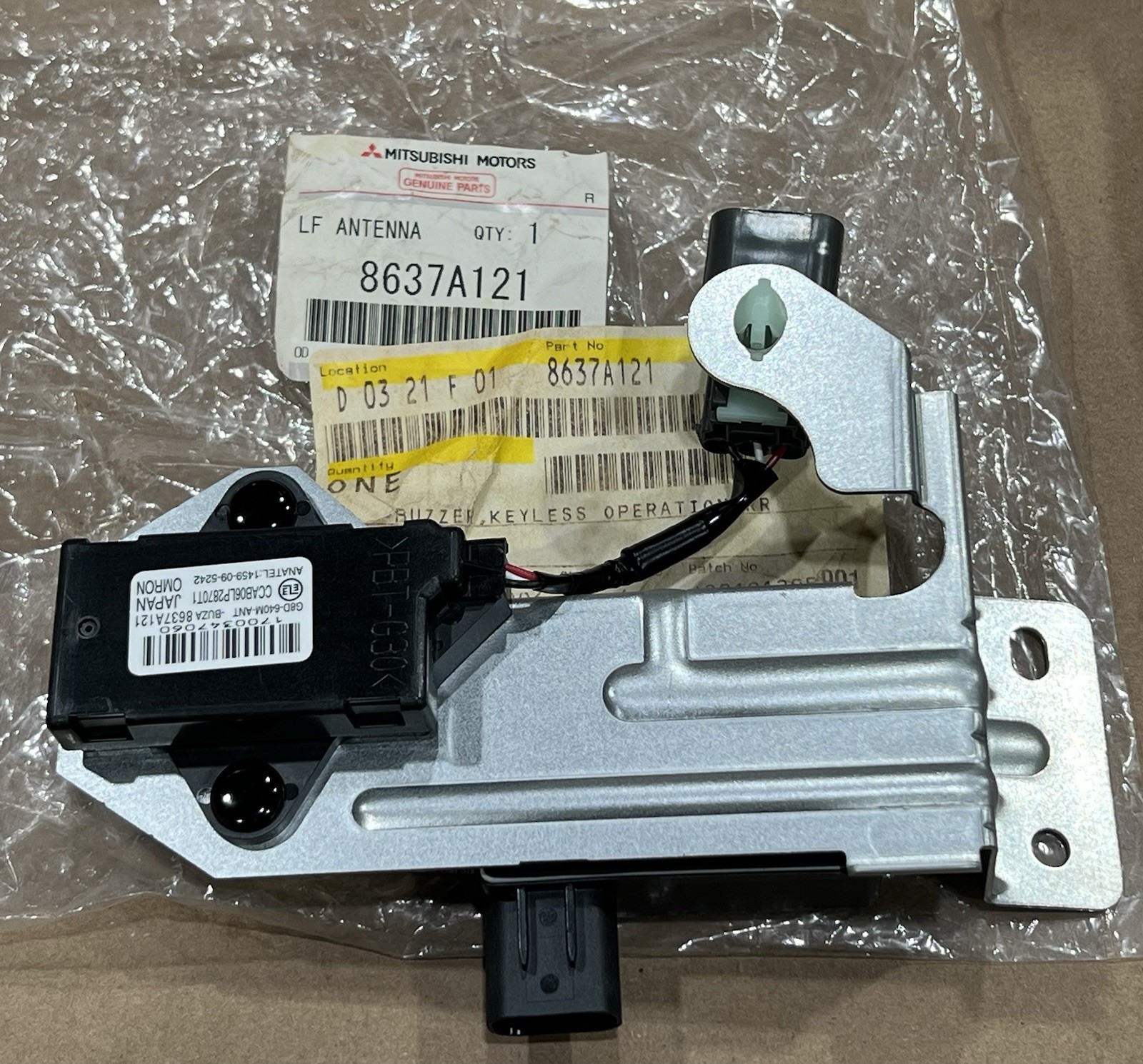 Genuine Mitsubishi 8637A121 Keyless Operation Buzzer Antenna 2005-2012 Outlander