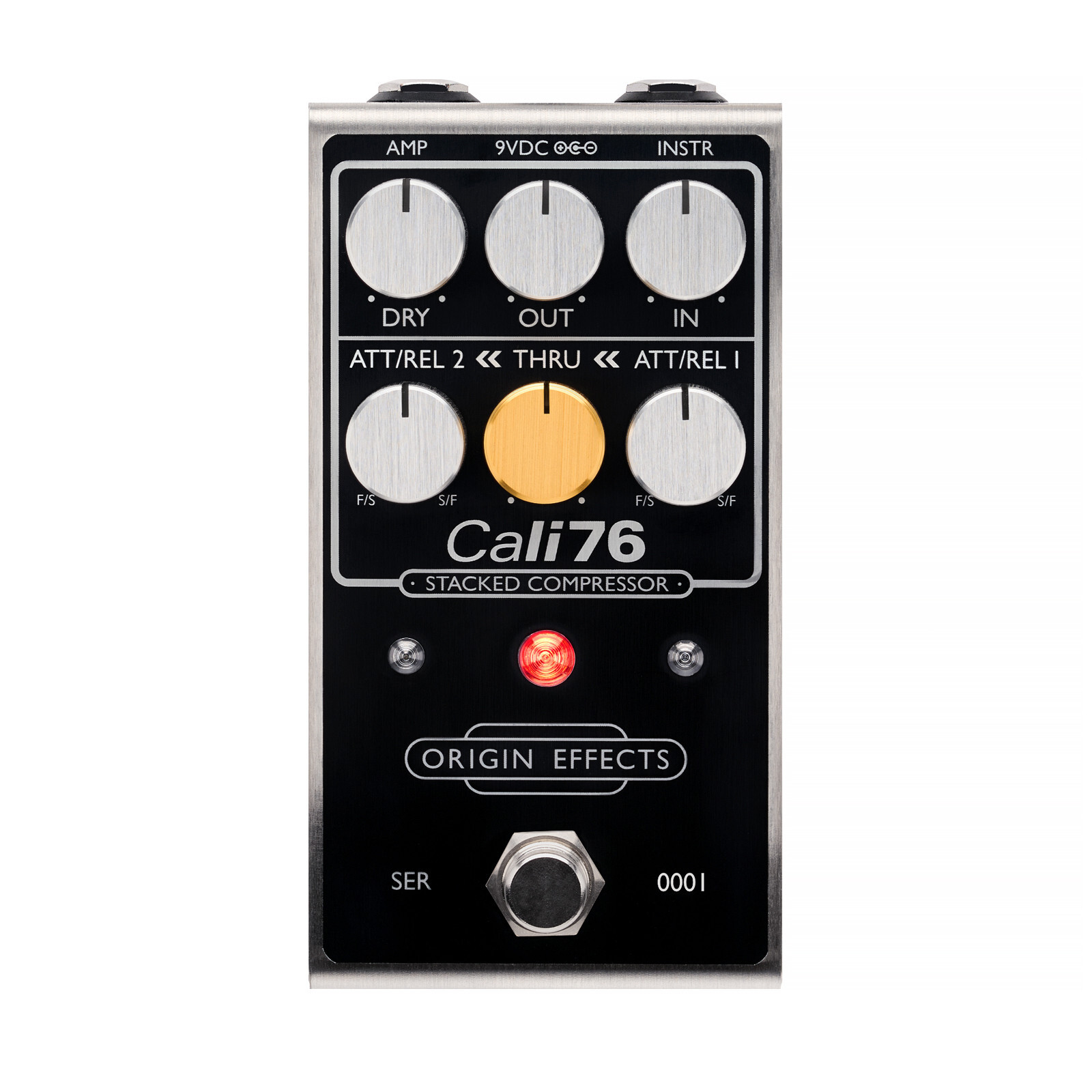 Origin Effects Cali76 Stacked Compressor Pedal (Black)
