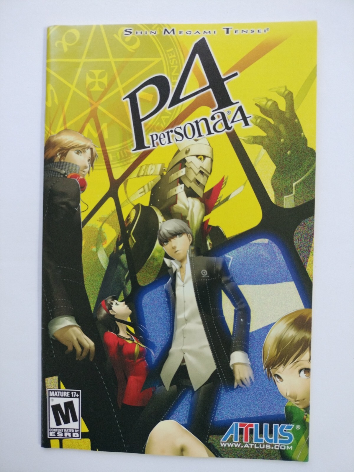 PERSONA 4 Authentic Manual Instruction Book Only Shin Megami Tensei PS2