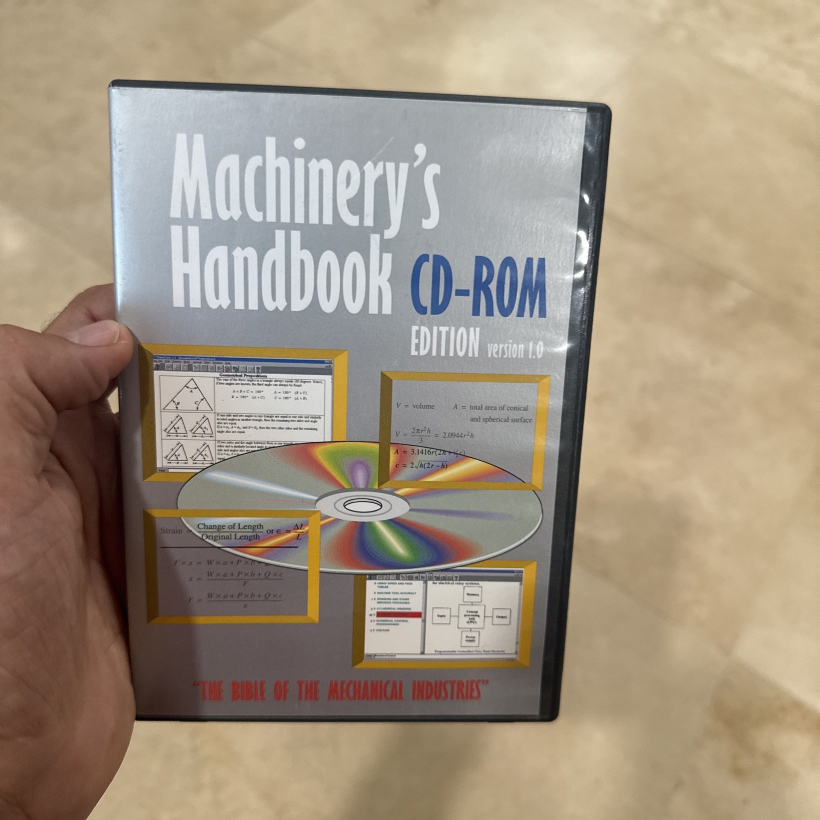 MACHINERY'S HANDBOOK CD-ROM Edition 1.0