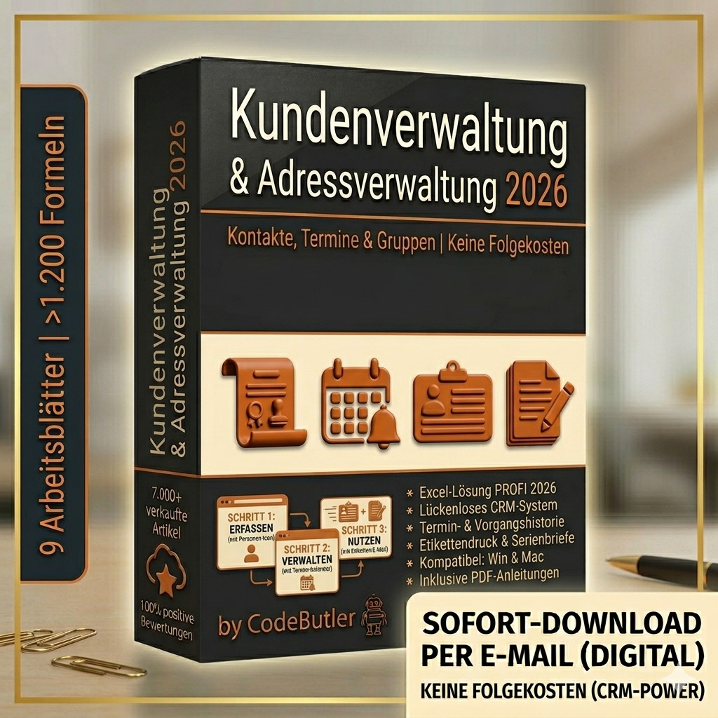 Customer Management Address Management Appointment Management CRM Excel Lifetime Download