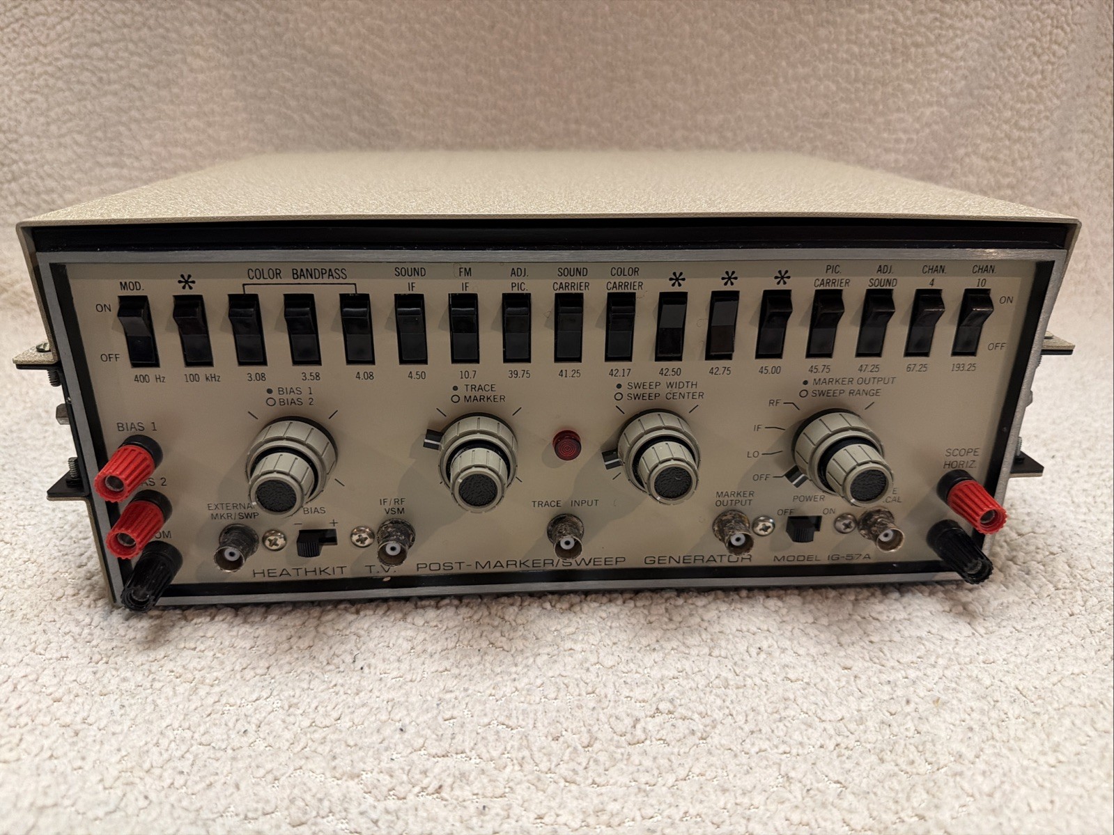 Heathkit IG-57A Post Marker Sweep Generator Ham Radio TV Alignment Untested