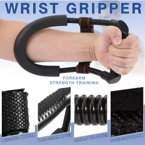 Grip Power Adjustable Wrist & Forearm Hand Strength Trainer Exercise