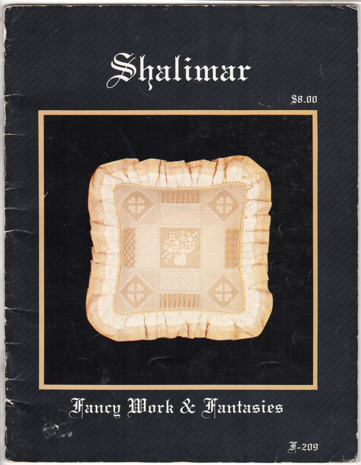 Fleur De Paris Needlepoint Pattern Book 'Shalimar' F-209 "Fancy Work & Fantasies
