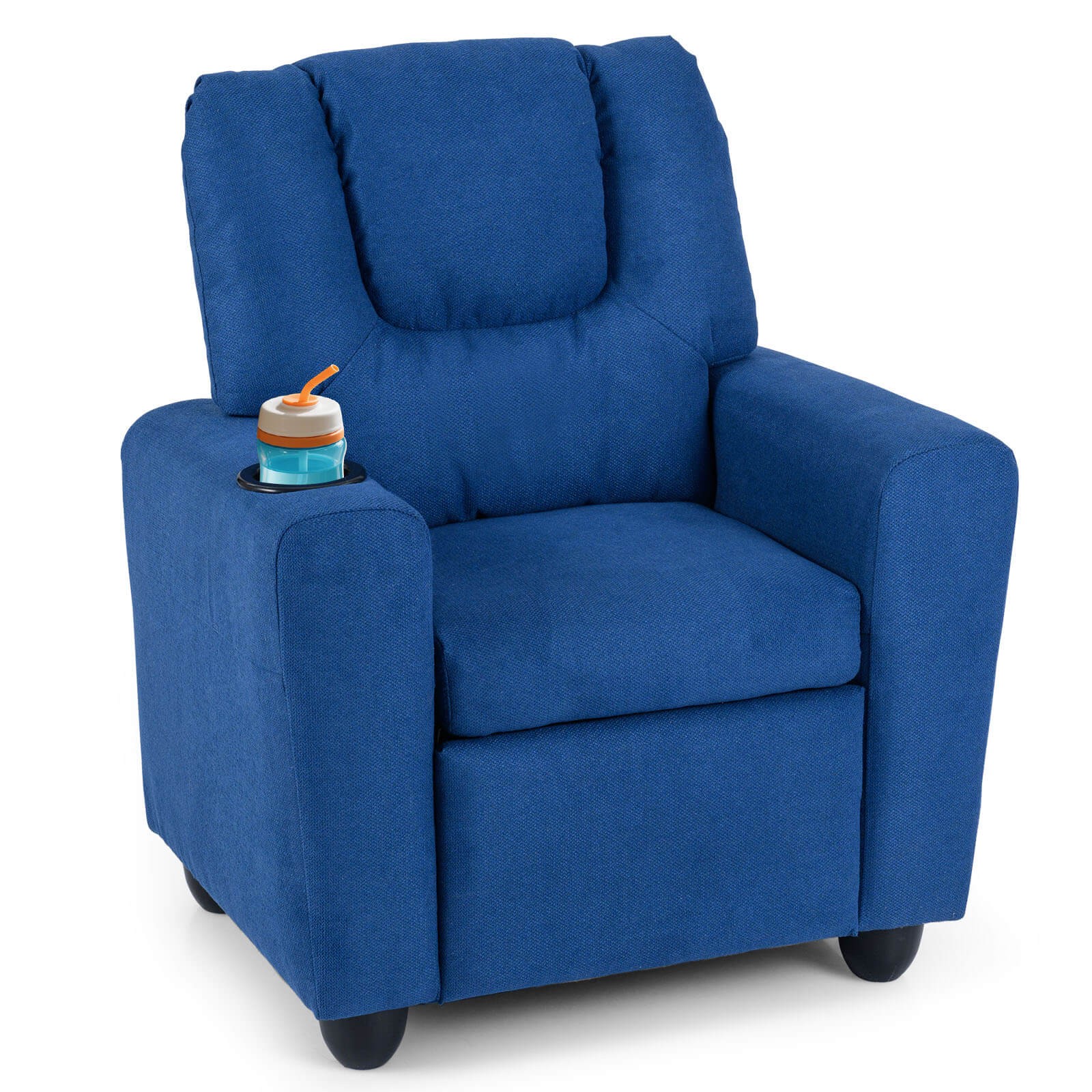 Kids Recliner w/ Cup ackrest & Footrest for Boys & GirlsHolder w/Adjustable B