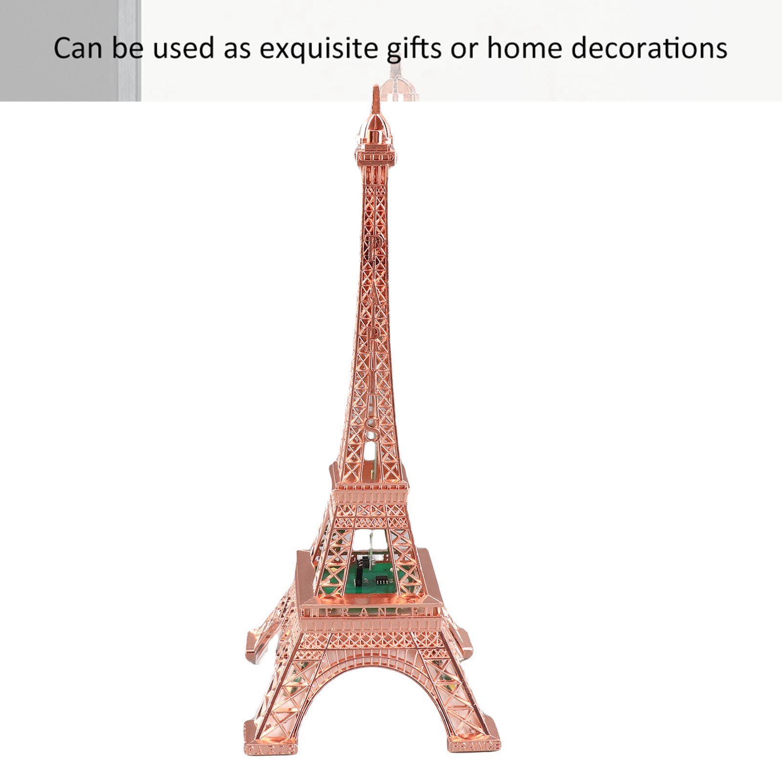 Night Light Tower Ornament Tower LED Light White Lights Desktop Ornament For
