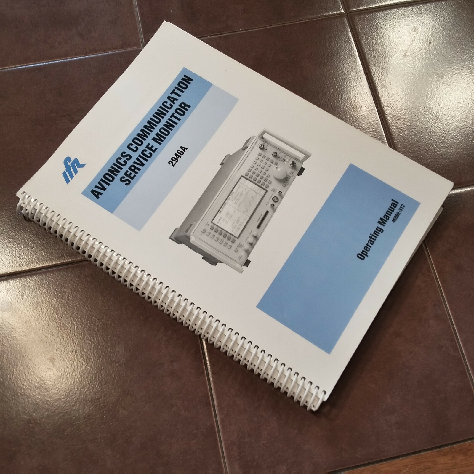 Factory Issued Original IFR 2946A Service Monitor TestSet Operators Guide